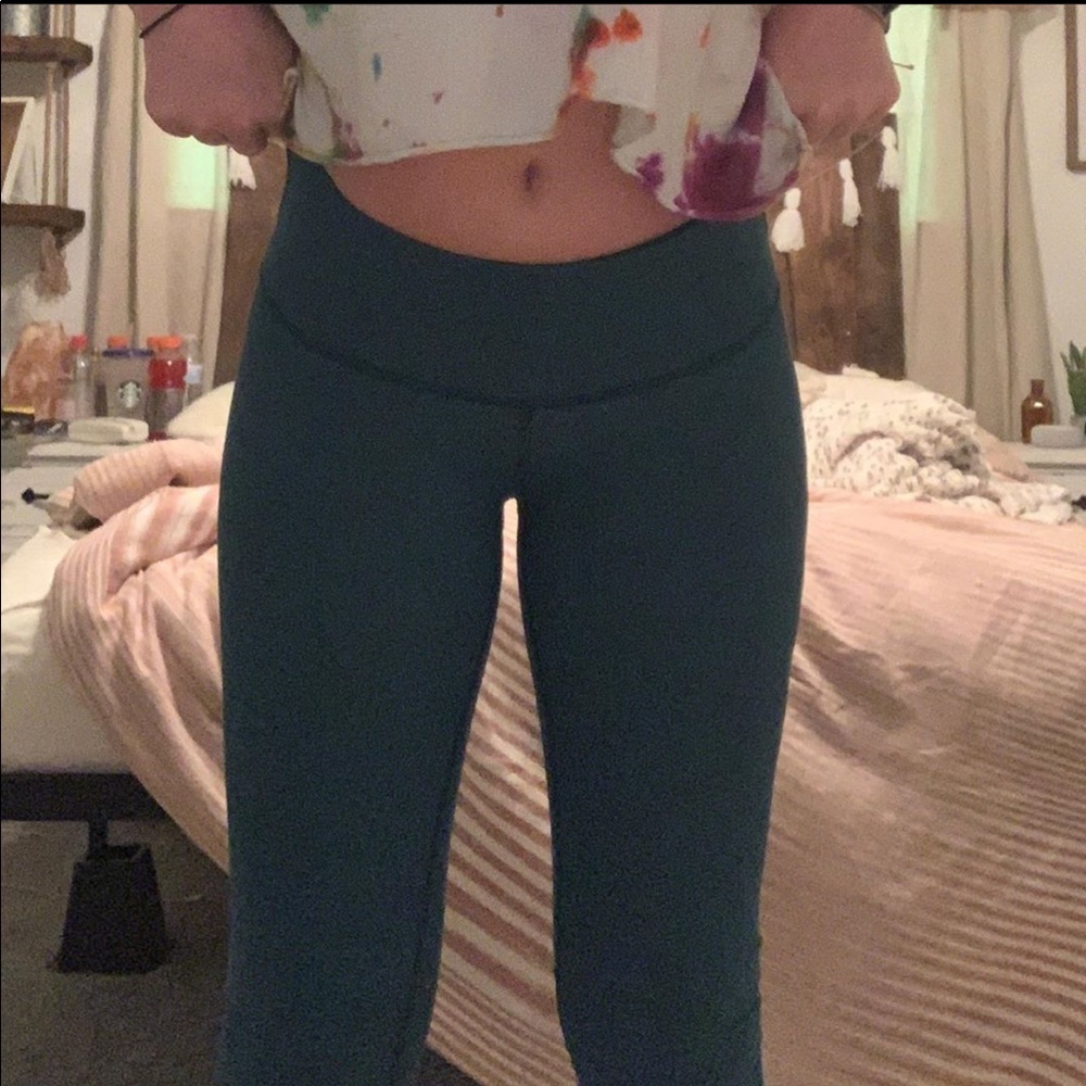 Green Lululemon Leggings